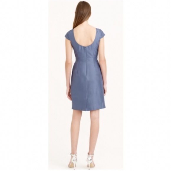 J. Crew Tessa Dress in Slub Silk - Picture 3 of 4